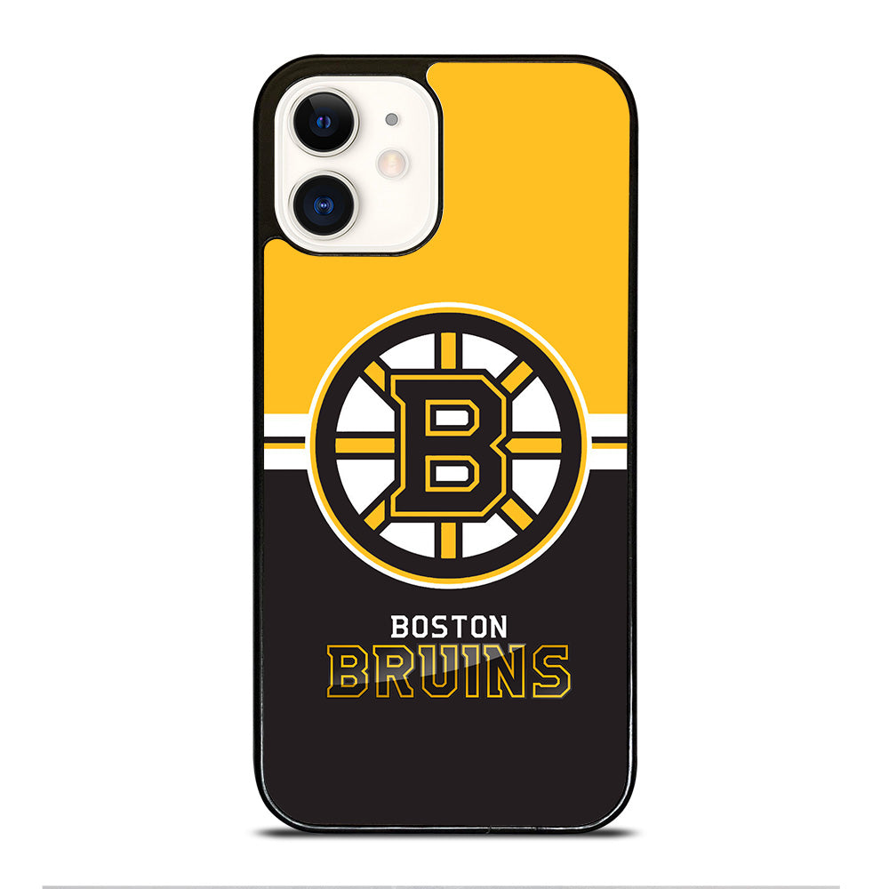 BOSTON BRUINS NHL LOGO 3 iPhone 12 Case Cover