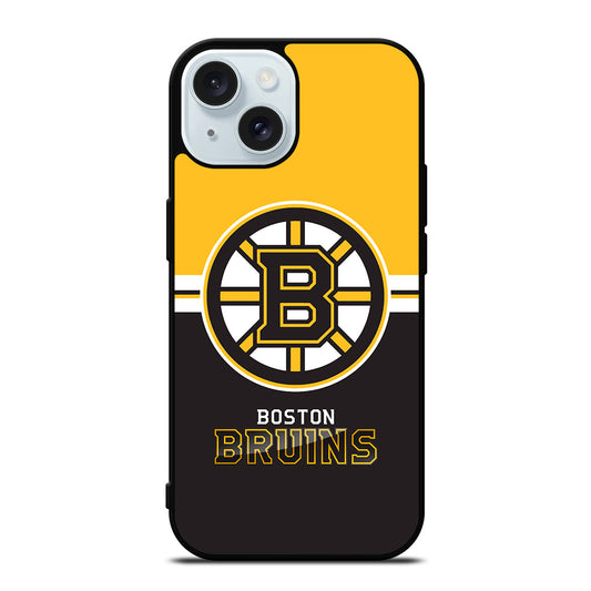 BOSTON BRUINS NHL LOGO 3 iPhone 15 Case Cover