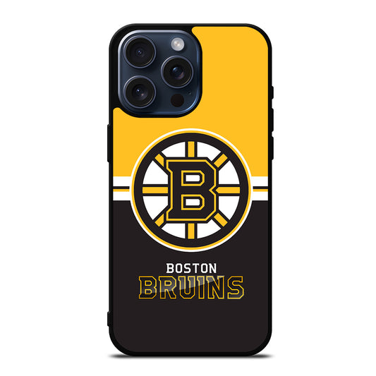 BOSTON BRUINS NHL LOGO 3 iPhone 15 Pro Max Case Cover
