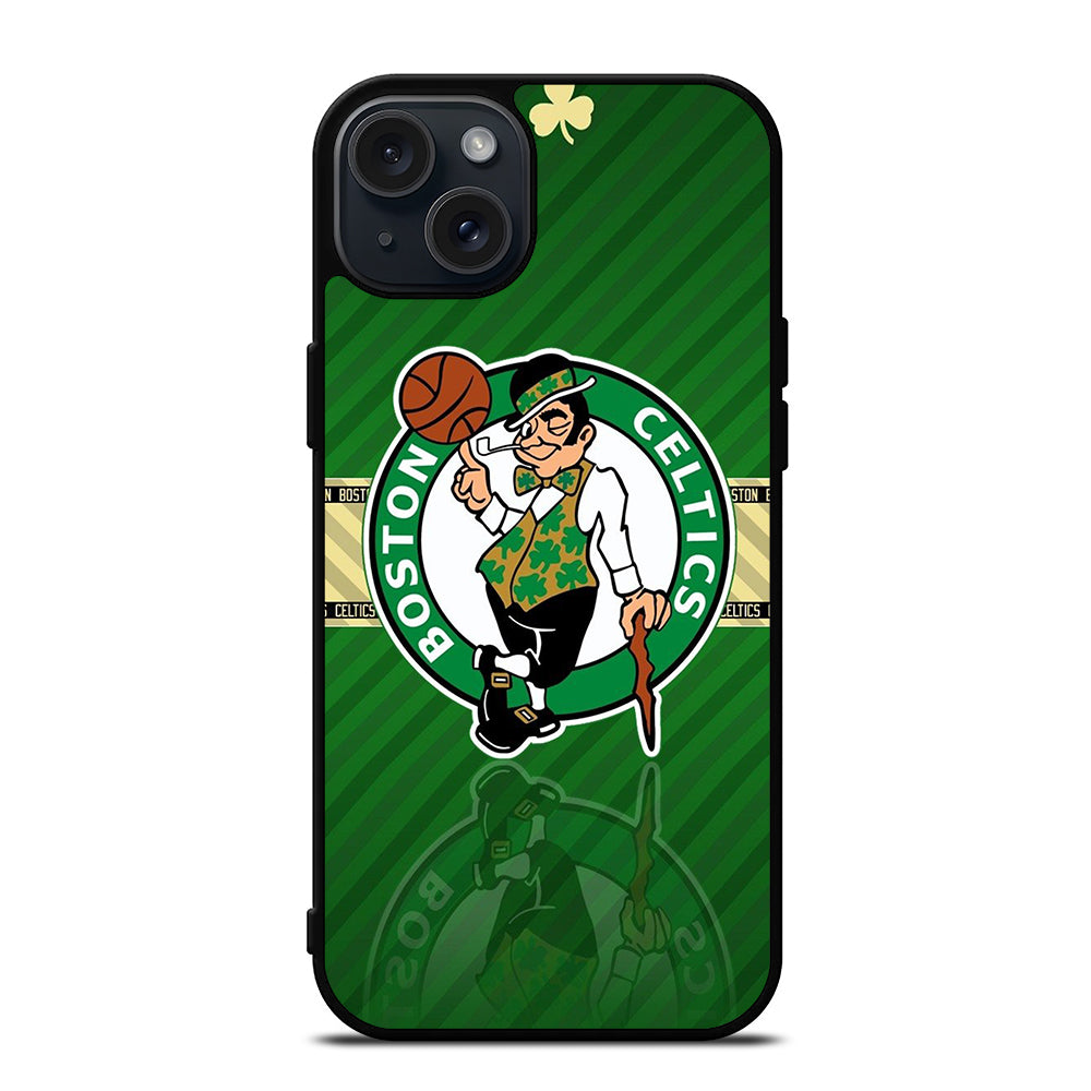 BOSTON CELTICS NBA LOGO 1 iPhone 15 Plus Case Cover