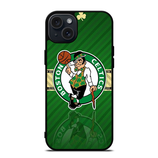 BOSTON CELTICS NBA LOGO 1 iPhone 15 Plus Case Cover