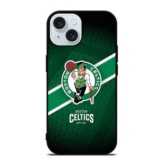 BOSTON CELTICS NBA LOGO 2 iPhone 15 Case Cover