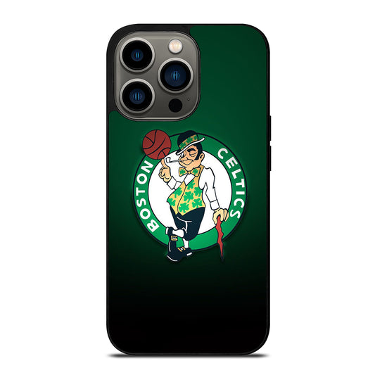 BOSTON CELTICS NBA LOGO 3 iPhone 13 Pro Case Cover