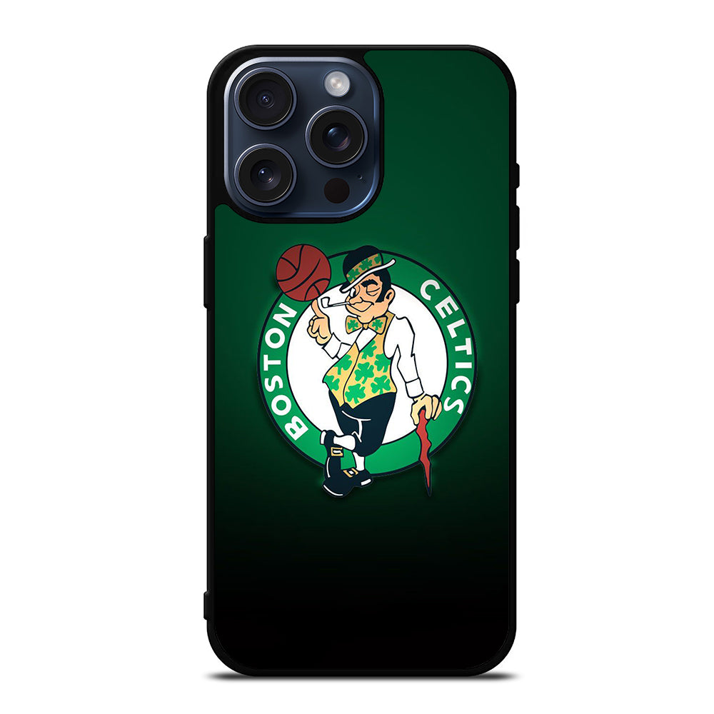 BOSTON CELTICS NBA LOGO 3 iPhone 15 Pro Max Case Cover