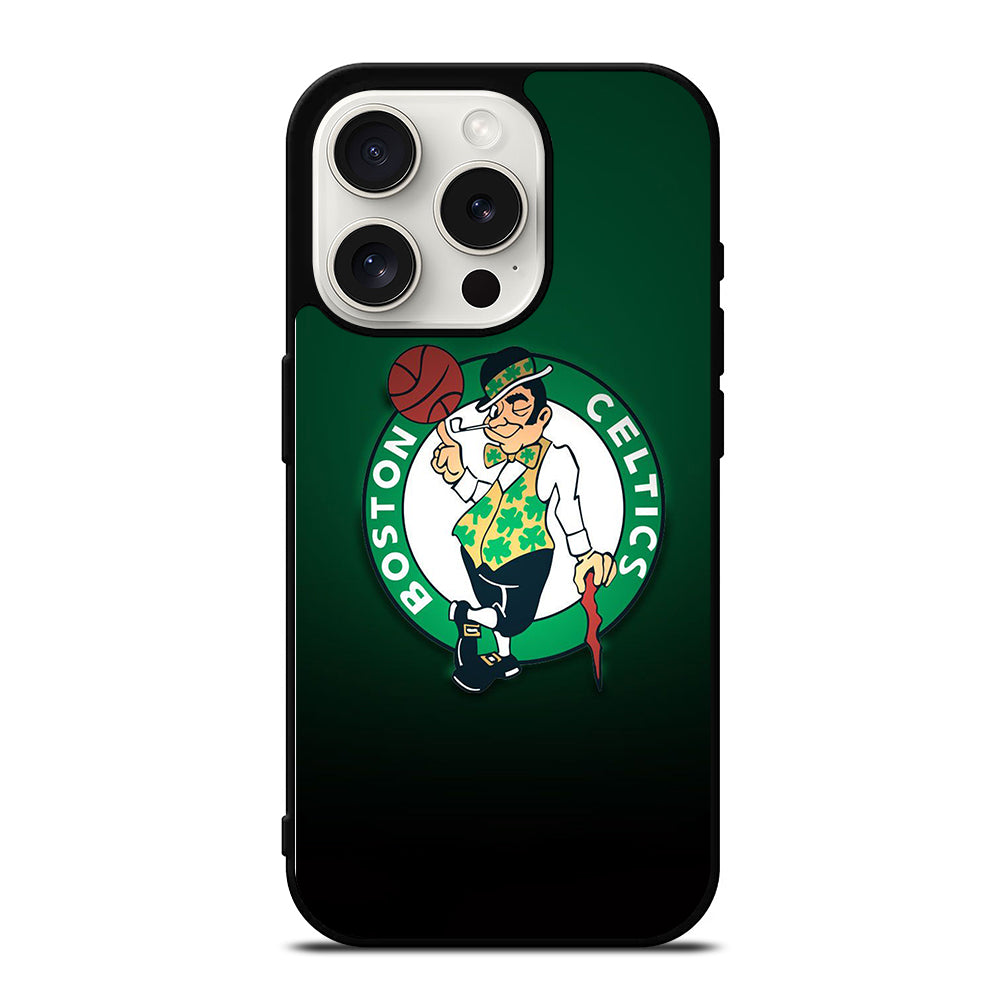 BOSTON CELTICS NBA LOGO 3 iPhone 15 Pro Case Cover