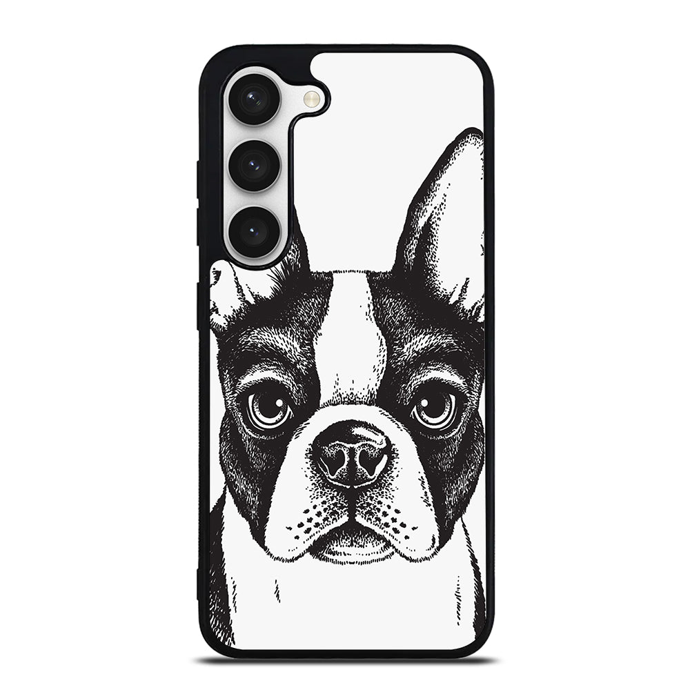 BOSTON TERRIER DOG ART Samsung Galaxy S23 Case Cover