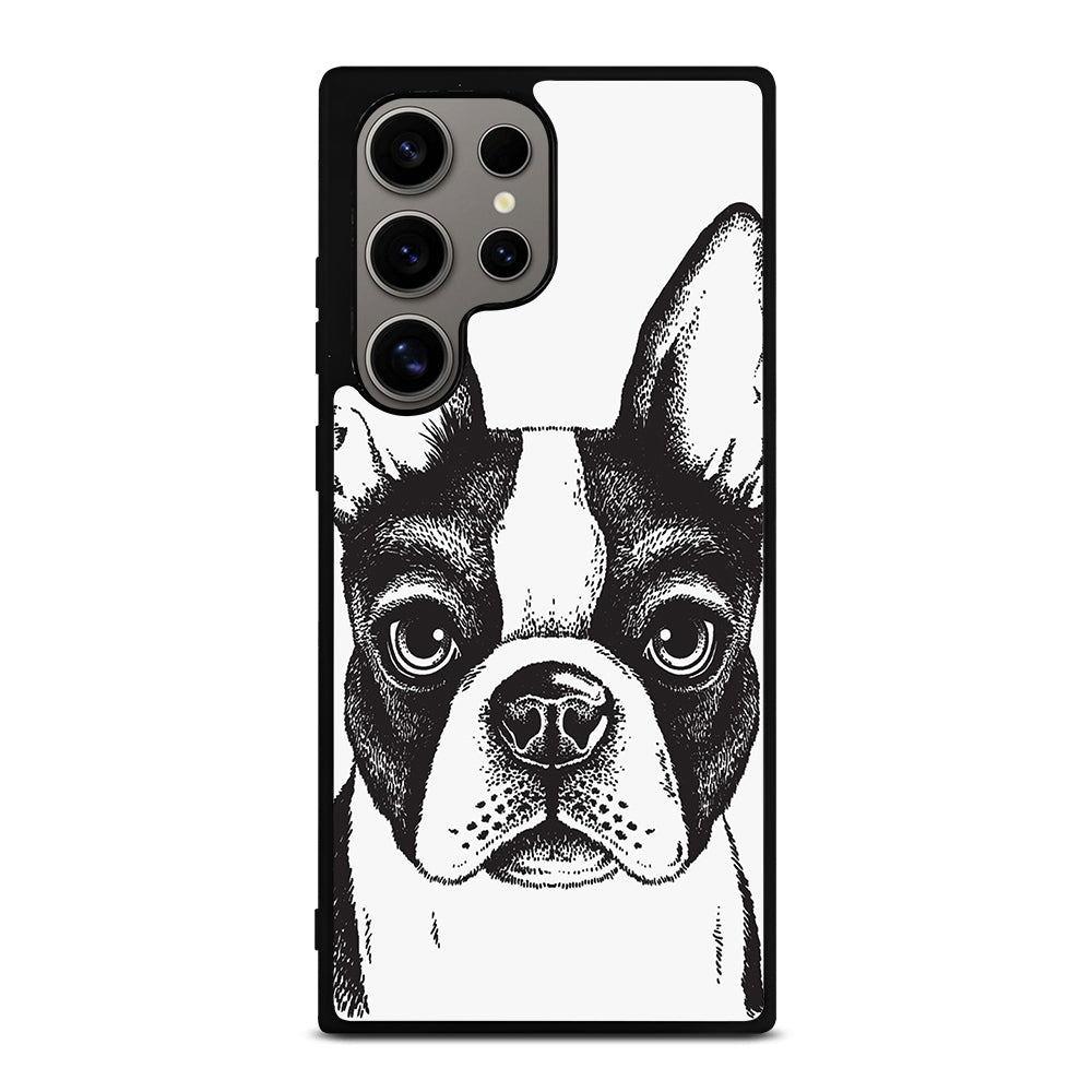BOSTON TERRIER DOG ART Samsung Galaxy S24 Ultra Case Cover