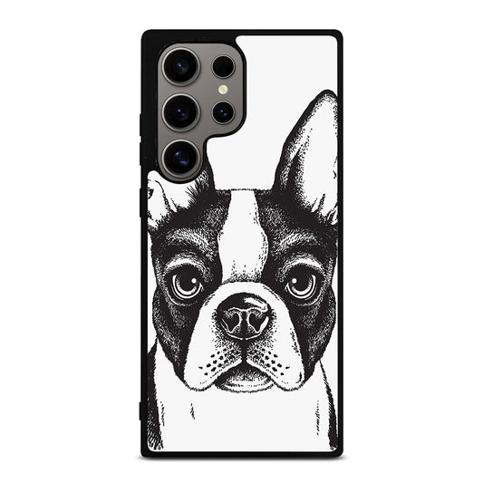 BOSTON TERRIER DOG ART Samsung Galaxy S24 Ultra Case Cover