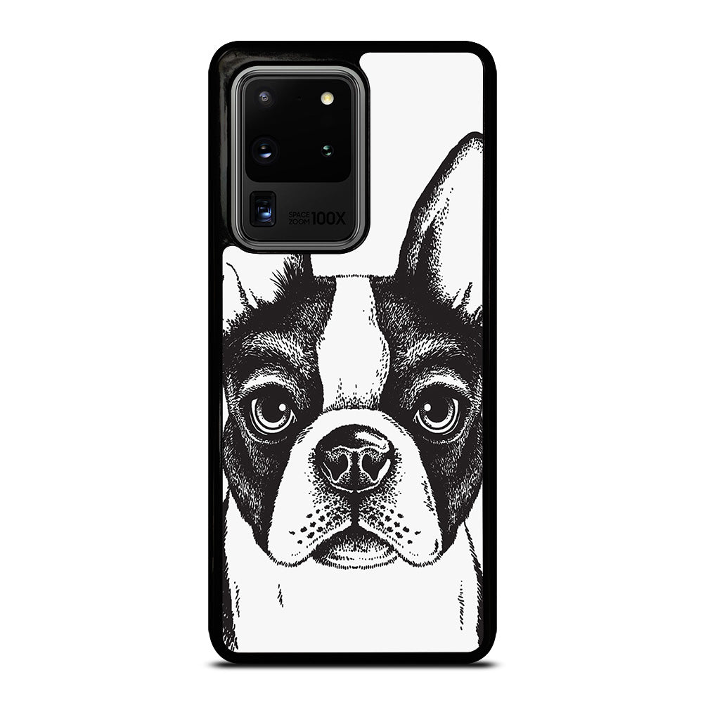 BOSTON TERRIER DOG ART Samsung Galaxy S20 Ultra Case Cover