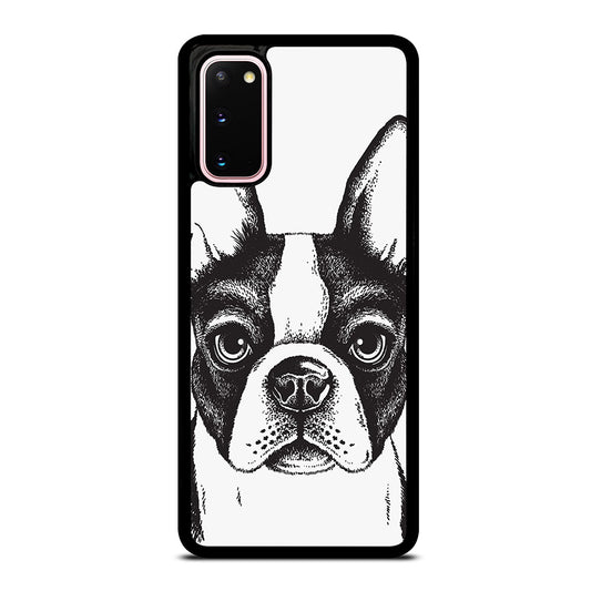 BOSTON TERRIER DOG ART Samsung Galaxy S20 Case Cover