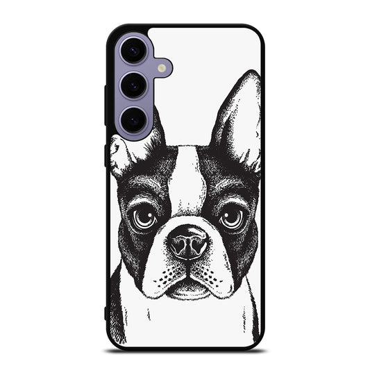 BOSTON TERRIER DOG ART Samsung Galaxy S24 Plus Case Cover