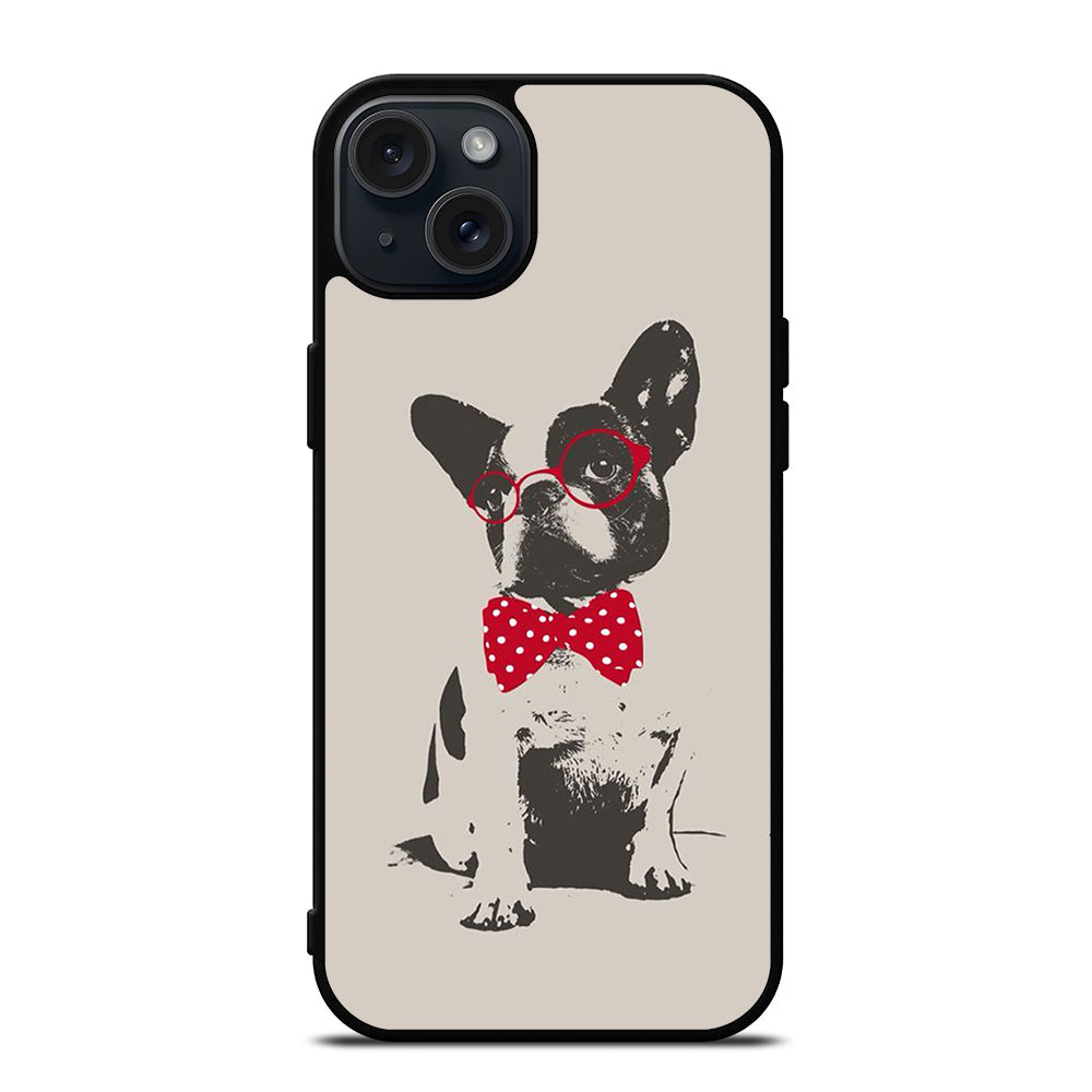 BOSTON TERRIER DOG CUTE iPhone 15 Plus Case Cover