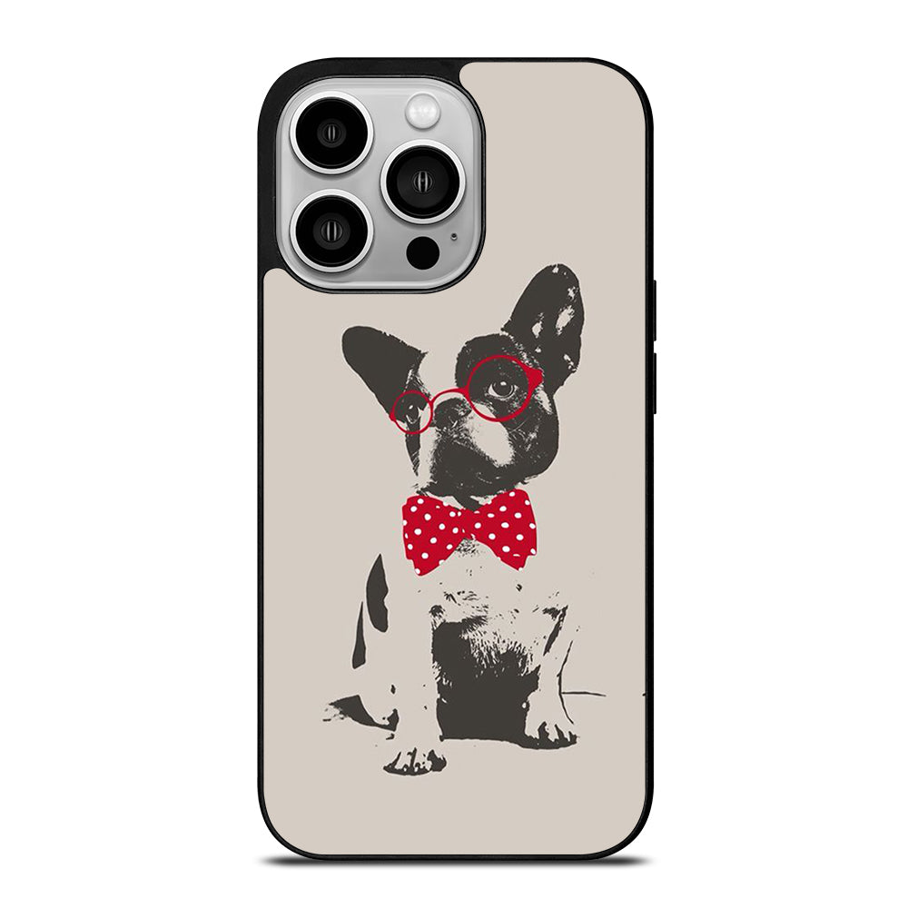 BOSTON TERRIER DOG CUTE iPhone 14 Pro Case Cover