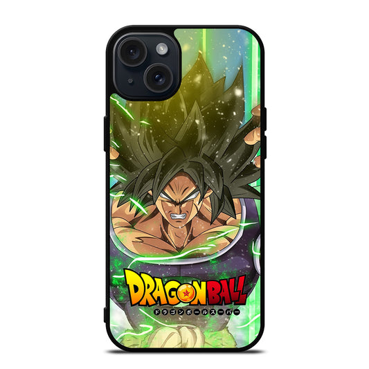BROLY DRAGON BALL ANIME 1 iPhone 15 Plus Case Cover