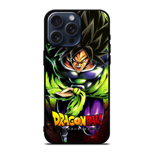 BROLY DRAGON BALL ANIME 2 iPhone 15 Pro Max Case Cover