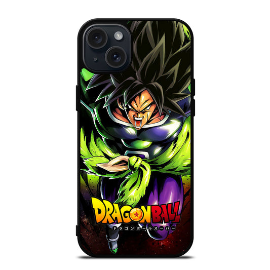 BROLY DRAGON BALL ANIME 2 iPhone 15 Plus Case Cover