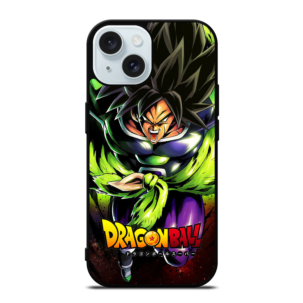 BROLY DRAGON BALL ANIME 2 iPhone 15 Case Cover