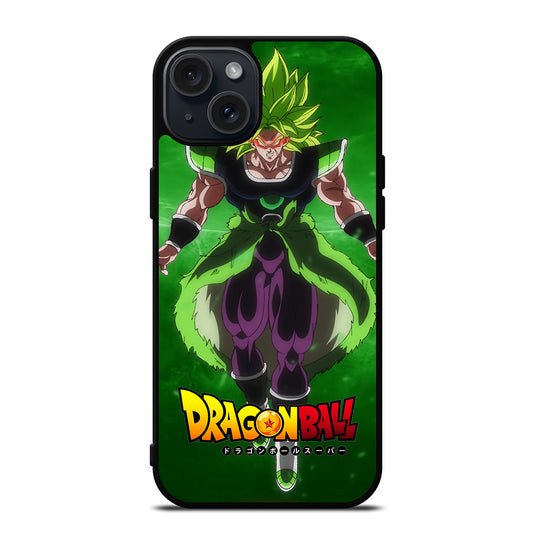 BROLY DRAGON BALL ANIME 3 iPhone 15 Plus Case Cover
