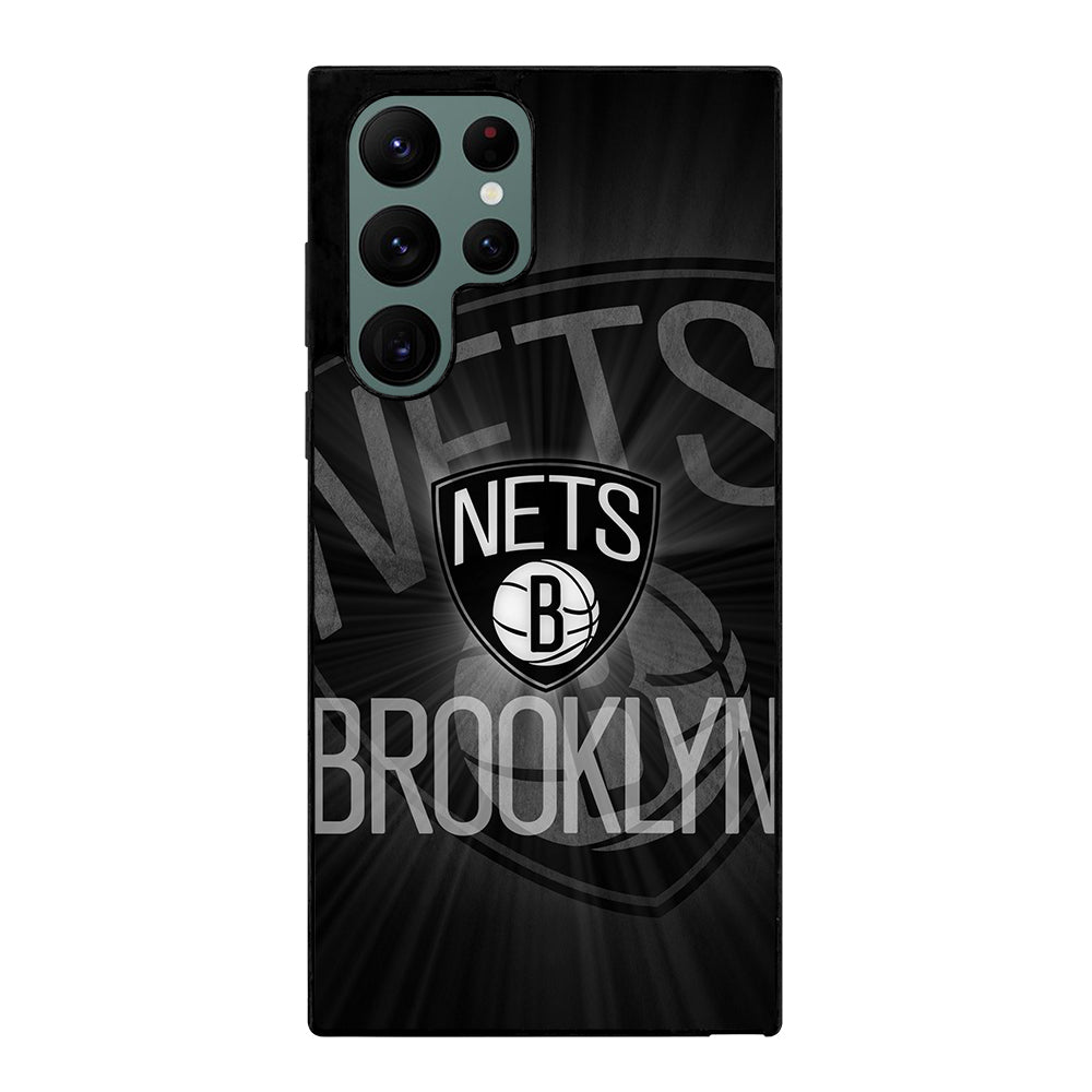 BROOKLYN NETS LOGO BASKETBALL 2 Samsung Galaxy S22 Ultra Case Cover