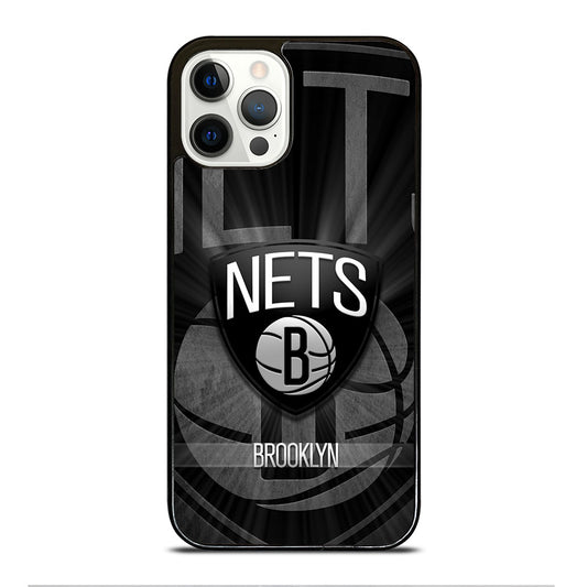 BROOKLYN NETS LOGO BASKETBALL iPhone 12 Pro Case Cover