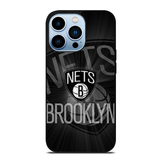 BROOKLYN NETS LOGO BASKETBALL 2 iPhone 13 Pro Max Case Cover