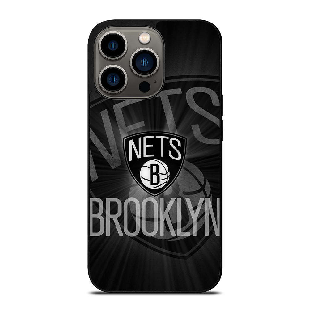 BROOKLYN NETS LOGO BASKETBALL 2 iPhone 13 Pro Case Cover