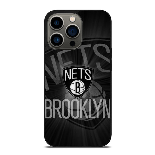 BROOKLYN NETS LOGO BASKETBALL 2 iPhone 13 Pro Case Cover