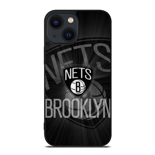 BROOKLYN NETS LOGO BASKETBALL 2 iPhone 14 Plus Case Cover