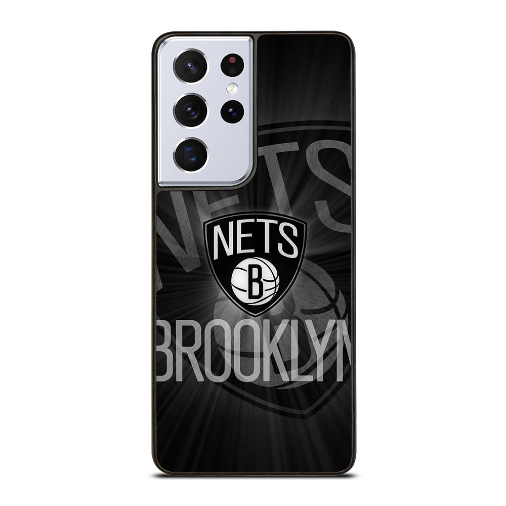 BROOKLYN NETS LOGO BASKETBALL 2 Samsung Galaxy S21 Ultra Case Cover