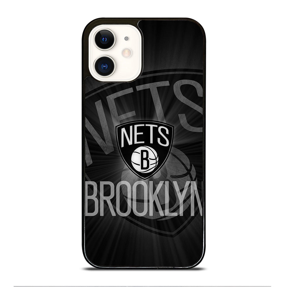 BROOKLYN NETS LOGO BASKETBALL 2 iPhone 12 Case Cover