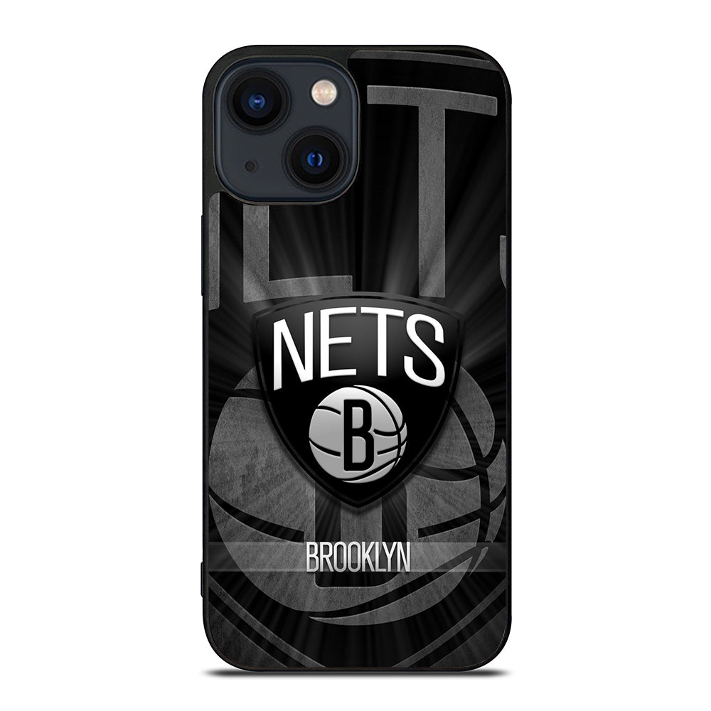 BROOKLYN NETS LOGO BASKETBALL iPhone 14 Plus Case Cover