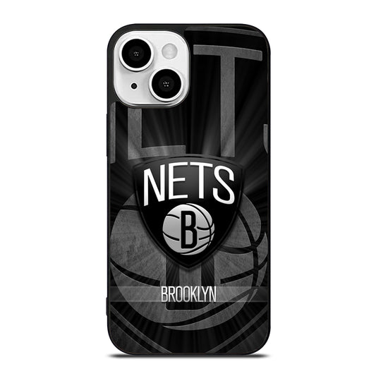 BROOKLYN NETS LOGO BASKETBALL iPhone 13 Mini Case Cover