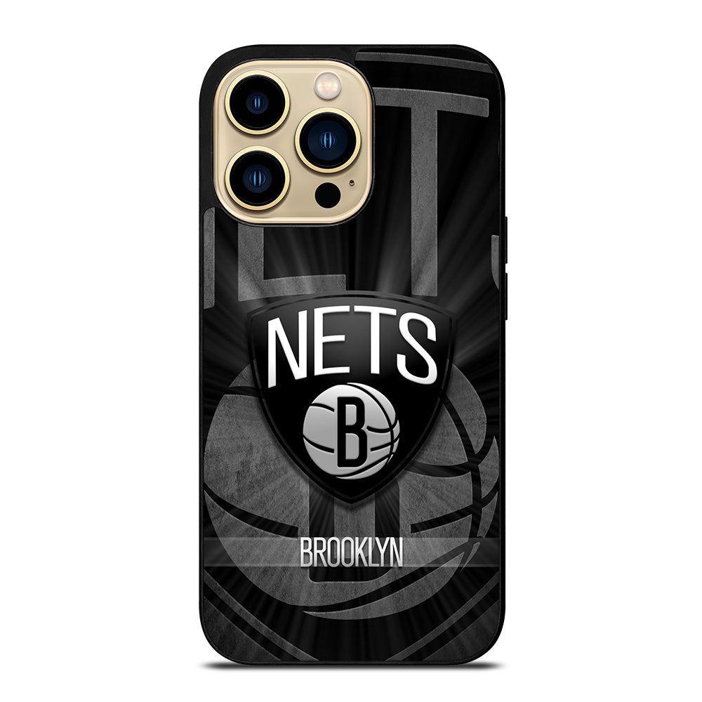 BROOKLYN NETS LOGO BASKETBALL iPhone 14 Pro Max Case Cover