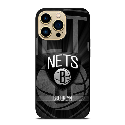 BROOKLYN NETS LOGO BASKETBALL iPhone 14 Pro Max Case Cover