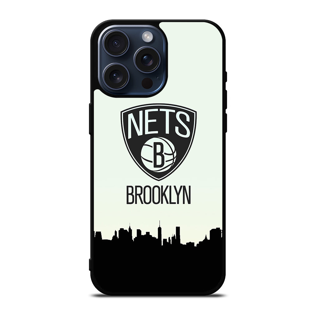 BROOKLYN NETS NBA ICON 1 iPhone 15 Pro Max Case Cover