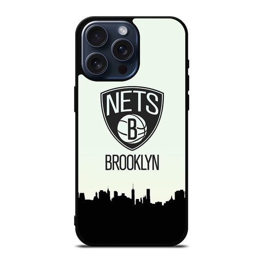 BROOKLYN NETS NBA ICON 1 iPhone 15 Pro Max Case Cover