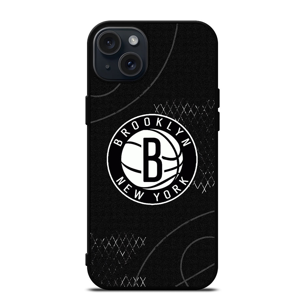 BROOKLYN NETS NBA ICON 2 iPhone 15 Plus Case Cover