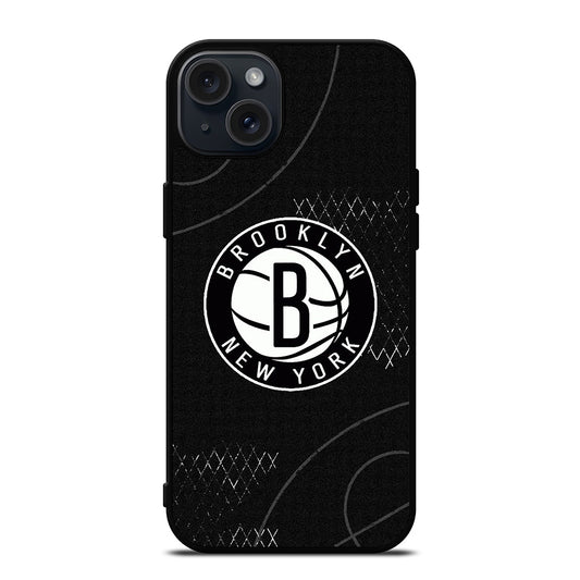 BROOKLYN NETS NBA ICON 2 iPhone 15 Plus Case Cover