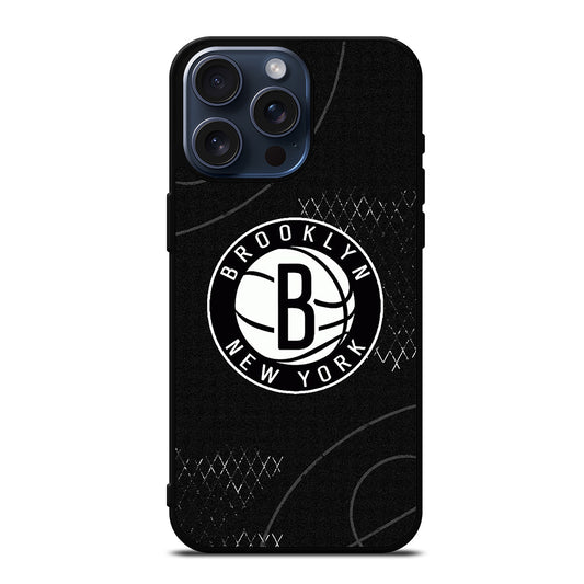 BROOKLYN NETS NBA ICON 2 iPhone 15 Pro Max Case Cover