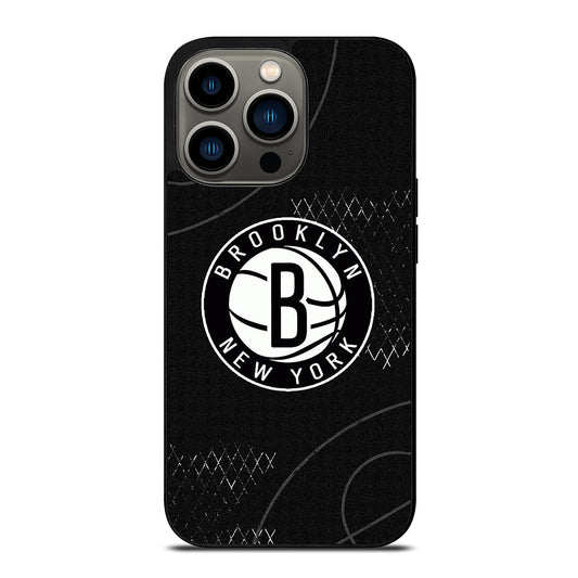 BROOKLYN NETS NBA ICON 2 iPhone 13 Pro Case Cover