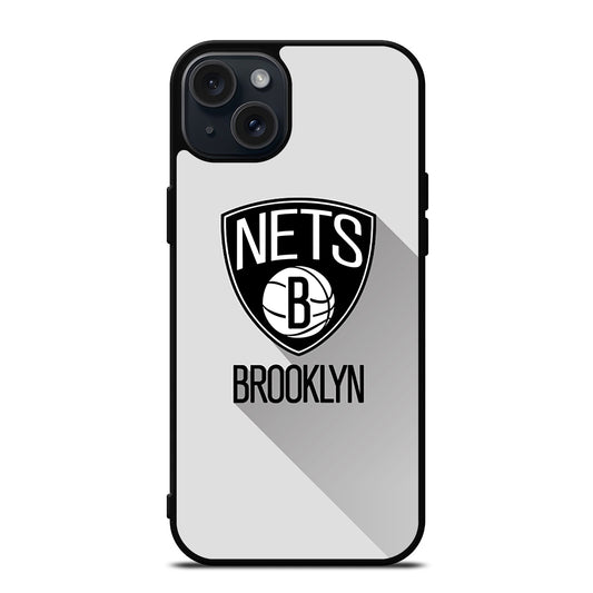 BROOKLYN NETS NBA ICON 3 iPhone 15 Plus Case Cover