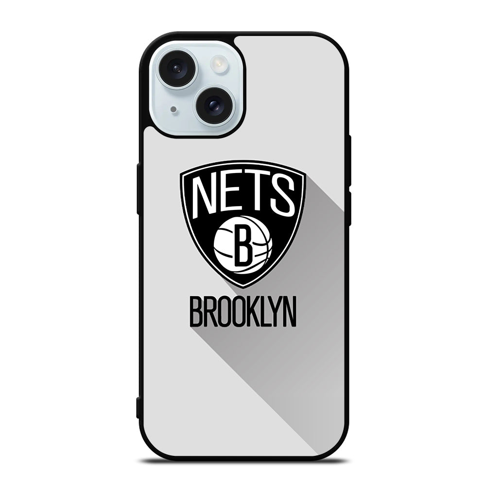 BROOKLYN NETS NBA ICON 3 iPhone 15 Case Cover
