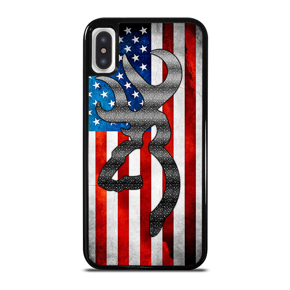 BROWNING DEER AMERICAN iPhone X / XS Case Cover