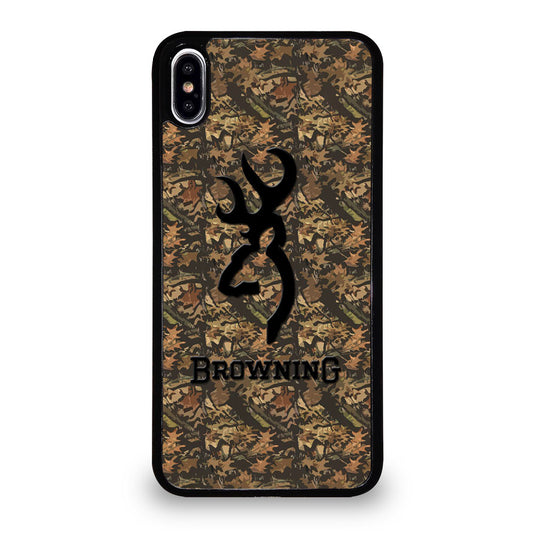 BROWNING DEER CAMO LOGO iPhone XS Max Case Cover