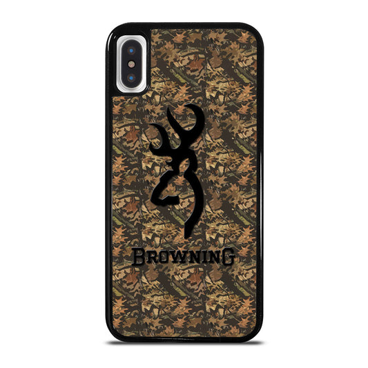 BROWNING DEER CAMO LOGO iPhone X / XS Case Cover