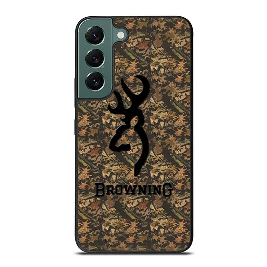 BROWNING DEER CAMO LOGO Samsung Galaxy S22 Case Cover