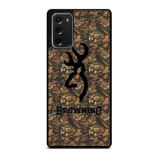 BROWNING DEER CAMO LOGO Samsung Galaxy Note 20 Case Cover