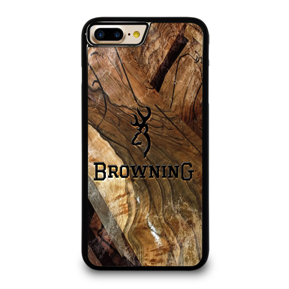 BROWNING DEER WOODEN LOGO iPhone 7 / 8 Plus Case Cover