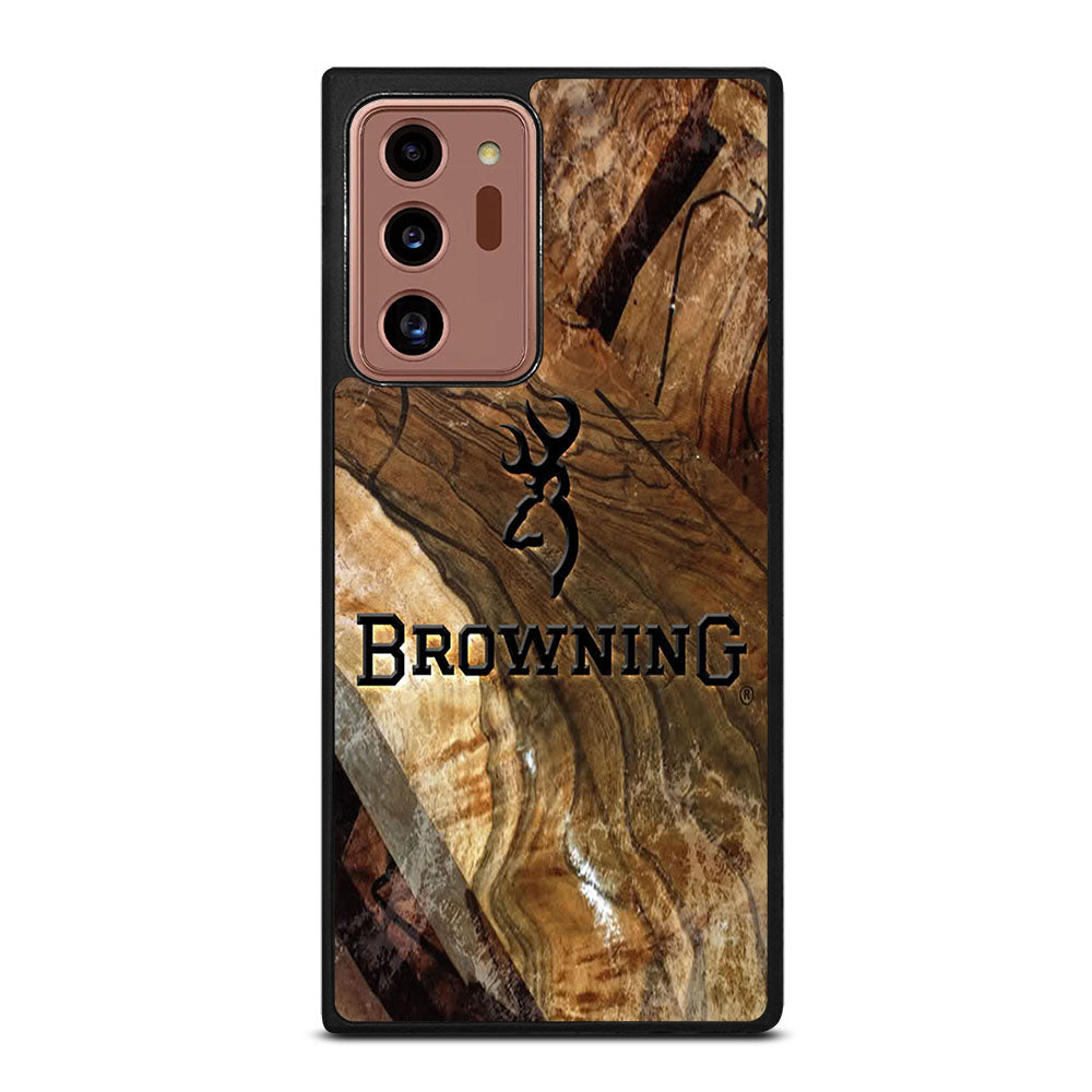 BROWNING DEER WOODEN LOGO Samsung Galaxy Note 20 Ultra Case Cover