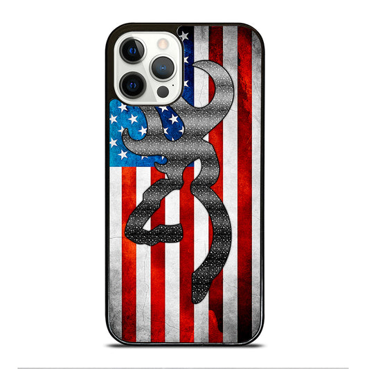 BROWNING DEER AMERICAN iPhone 12 Pro Case Cover